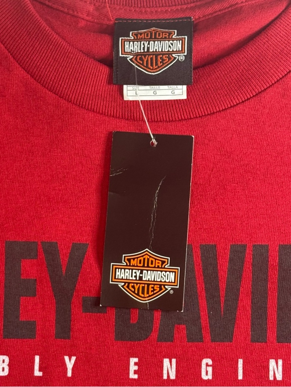 Harley-Davidson Red Short-Sleeve Motorcycles Graphic Tee - Picture 3 of 7